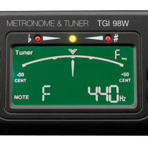TGI WOODWIND BRASS DIGITAL TUNER AND METRONOME WITH CLIP ON MIC
