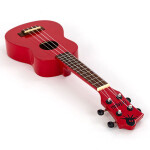 Octopus Academy Soprano Ukulele - Candy Apple Red