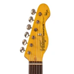 Vintage V66 Paul Rose Signature Electric Guitar - Distressed Gun Hill Blue