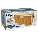 Vintage Retro 25W Guitar Amplifier with DSP - Black